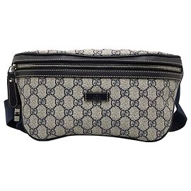 Bolsa Cinto Gucci Cinza GG Supreme
