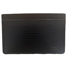 Louis Vuitton Neo Kartenhalter Leder Schwarz