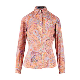 Camisa con estampado de cachemira de Etro