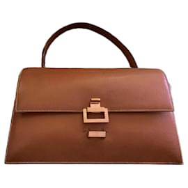 Borsa Hermès Camel in pecarì e agnello
