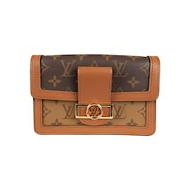 Marsupio Dauphine in tela con monogramma inverso di Louis Vuitton