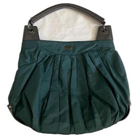 Grand sac bandoulière Bimba & Lola Gris et Vert