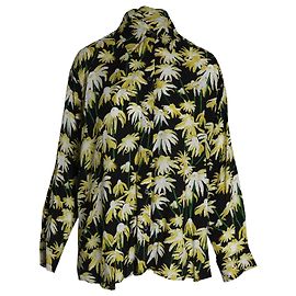 Camisa Loewe con estampado de margaritas en viscosa con estampado floral