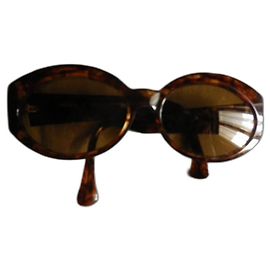 Occhiali da sole Kenzo in acetato marrone scuro