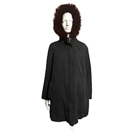 Diane Von Furstenberg Parka con capucha y pelo sintético DvF