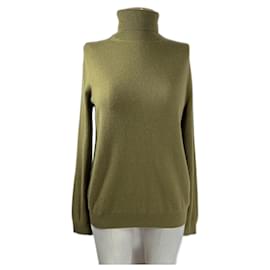 Jake's Turtleneck Jumper Green Cashmere - Autre Marque