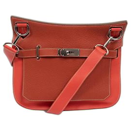 Hermès Jypsière Borsa a tracolla in pelle Corallo