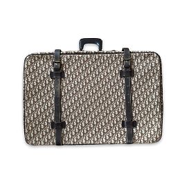 Christian Dior Oblique Monogram Canvas Koffer Braun