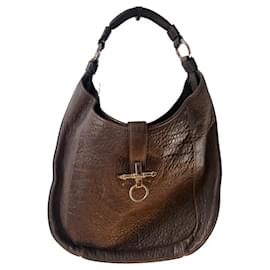 Borsa a mano Givenchy Obsedia in pelle marrone
