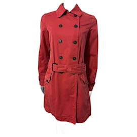 Gabardina Mar'o Polo Roja de Algodón Talla 36 - Autre Marque