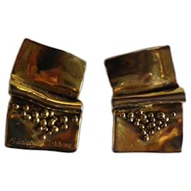 Orecchini a clip in metallo dorato Sidney Carron