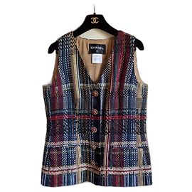 Chaleco sin mangas Chanel de tweed