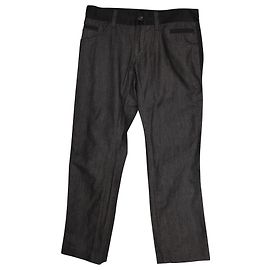 Jeans dritti Dolce & Gabbana in cotone nero