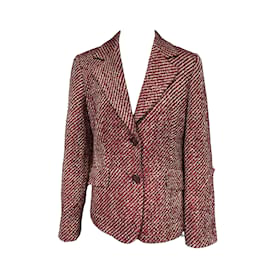 Blazer Burberry in lana rossa M