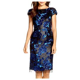 Vera Wang Cocktailkleid mit Pailletten