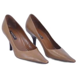 Sergio Rossi Leder Pumps Braun
