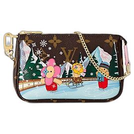 Louis Vuitton Animazione natalizia mini pochette LV