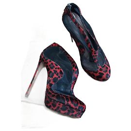 Alaïa Stivaletti ALAIA T.EU 38.5 in pelle di vitello stile pony