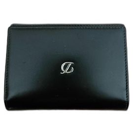 Cartera St Dupont de piel negra