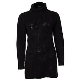 Autre Marque Wiederholen, gestrickter schwarzer Pullover