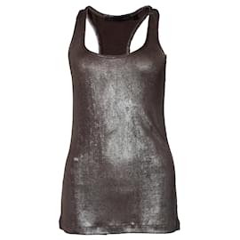 VICTORIA BECKHAM, Camiseta sin mangas metalizada