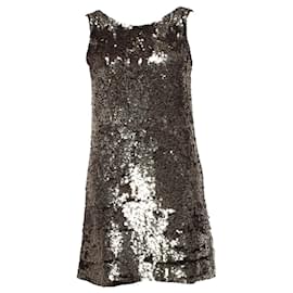 Faith Connexion Conexión de fe, Vestido mini de lentejuelas en dorado
