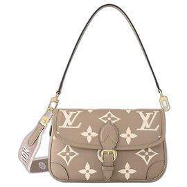 Borsa Louis Vuitton Diane Monogram Empreinte Pelle Beige