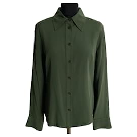 Diane Von Furstenberg Silk Shirt Green