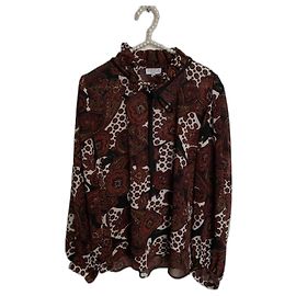 Claudie Pierlot Blusa con Estampado Paisley Blanca de Poliéster