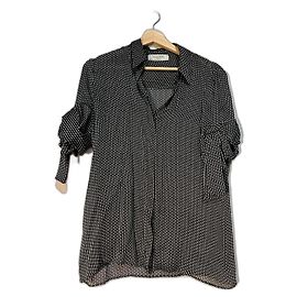 Valentino Camicia Nera con fantasia