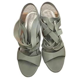 Sandali Casadei in pelle turchese
