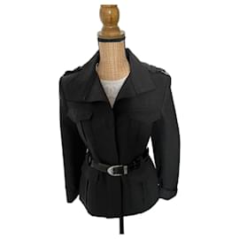 Tom Ford Blazerjacke Dunkelgrau Kaschmir Wolle
