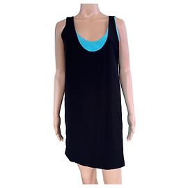 Calvin Klein Minikleid schwarz blau Polyester