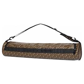 Tapis de yoga Burberry Liforme Monogram Marron et Gris