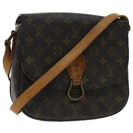 LOUIS VUITTON Monogram Saint Cloud GM Shoulder Bag M51242 LV Auth th3921