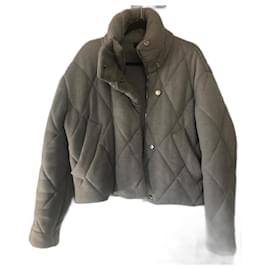 Cédric Charlier Strickjacke aus Wolle Grau