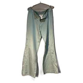 Pantalón de satén verde CHANEL - Chanel