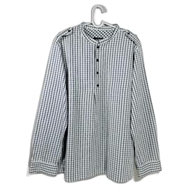 Top de algodón a cuadros Apc
