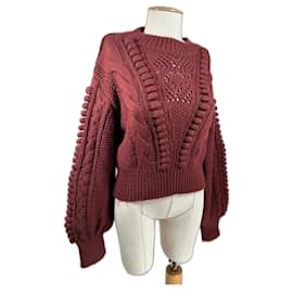 Anthropologie Pullover Dunkelrot - Autre Marque
