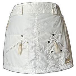 Falda corta Christian Dior blanca