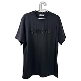 T-shirt Sandro nera in cotone M
