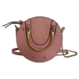 Borsa Chloé Mini Pixie in pelle rosa