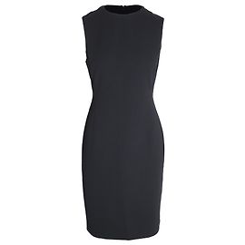 Vestido Theory Union Knit sem mangas em viscose preta