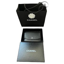 Bolsa de mão Chanel Chain Jack em couro preto