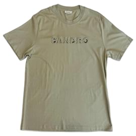 T-shirt Sandro verde in cotone L