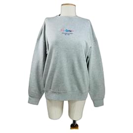 Alexander McQueen Sweatshirt Grau Baumwolle - Alexander Mcqueen