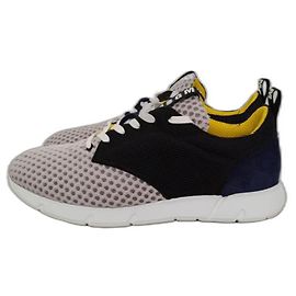 Sneakers Msgm Grigio Nero Blu Sintetico Mesh
