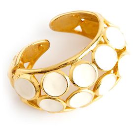 Bracciale con stella in metallo dorato Kenneth Jay Lane
