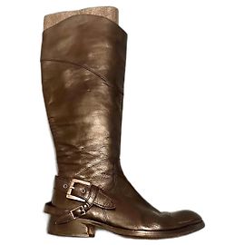 Botas de montar Balmain de cuero negro