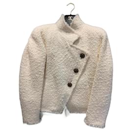 Chanel Jacke aus weißer Wolle